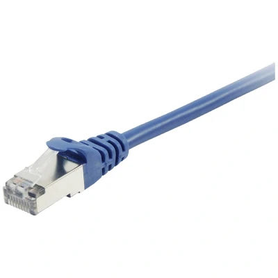 Afbeelding van Equip Patch kabel RJ45 S/FTP Cat6 (SSTP) PIMF HF Polybag 5,00 m Blauw