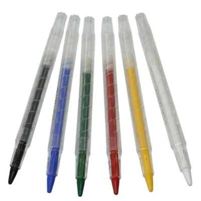 Afbeelding van Eulenspiegel 626504 schminkstiften Color Twister, 6 stiften, make upset, carnaval, themafeest
