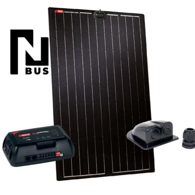 Afbeelding van NDS LIGHTSOLAR 160W (F) Semi Flex Black Zonnepanneel + SCE360M(N BUS versie)