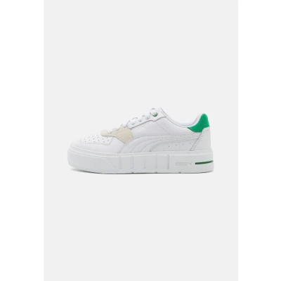 Afbeelding van Puma CALI Court Match Sneakers laag, Dames, Maat: 38.5, White/archive green Leer
