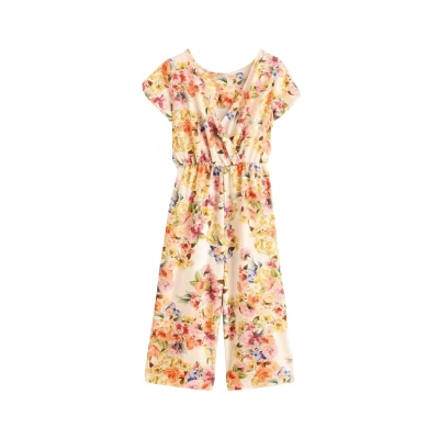 Afbeelding van Next Regular FIT Printed Jumpsuit voor kinderen, Maat: 128, Cream floral