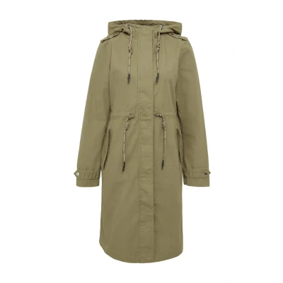 Afbeelding van QS Parka, Dames, Maat: Large, Olivgrün