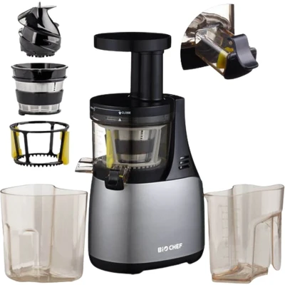 Afbeelding van BIOCHEF Synergy slow juicer zilver 150W