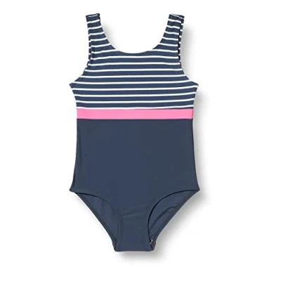 Afbeelding van Playshoes Meisjes UV bescherming badpak zwempak badkleding, Ringel, 134 140