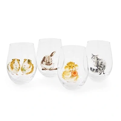 Afbeelding van Wrendale Designs &#039;Set van 4&#039; Tumbler Bril