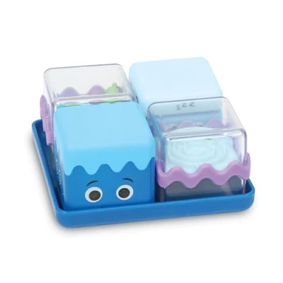 Afbeelding van Learning Resources Afkoelblokjes Zintuiglijk Fidget Set van 4, 3+ jaar, fidgets voor kindjes, zintuiglijke speeltjes, de klas, 4 manieren om te friemelen, rusthoekspeelgoed, SEL speelgoed