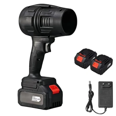 Afbeelding van Turbo Jet Blower, Cordless Leaf Adjustable Speed, 180,000 RPM Compressed Air Duster with 2 Batteries &amp; Charger for Patio Cleaning, Blowing Leaves, Drying Camping (Black)