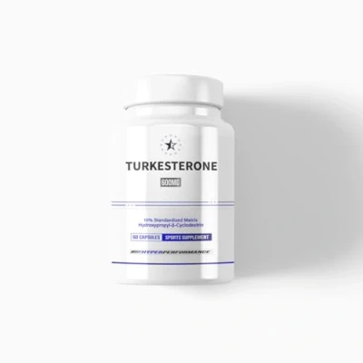 Afbeelding van 3 Pack Turkesterone 10% Complex met Hydroxypropyl β Cyclodextrine 180 Capsules (600mg)
