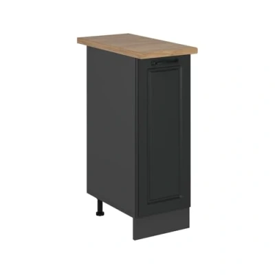 Afbeelding van Vicco Apothekerskast R Line, antraciet landhuis, 30 cm, AP eiken