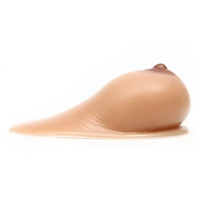 Afbeelding van 1 Paar Crossdresser Transgender Zelfklevende Siliconen Borstprothesen Nep Borsten Traanvormige Mastectomie Prothese Beha Enhancers Inserts,Suntan,DD Cup (1200g/Pair)