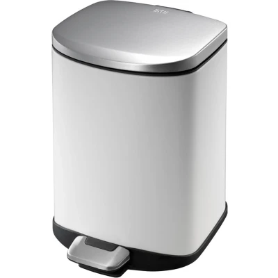 Afbeelding van EKO Della Step Bin 6L Wit