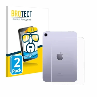 Afbeelding van BROTECT (2 Stuks) Schermbeschermer voor Apple iPad Mini 7 2024 (Achterkant) Screen Protector Transparant