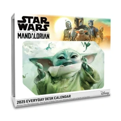 Afbeelding van Star Wars The Mandalorian Desk Block Calendar 2025: Original Danilo Tagesabreißkalender [Kalendar]