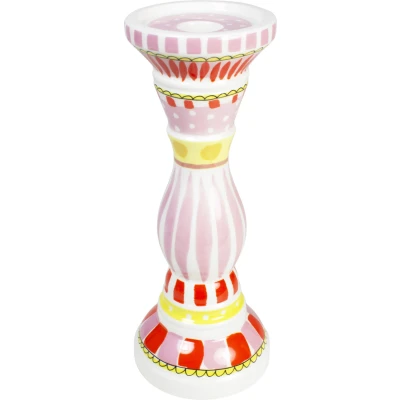 Afbeelding van Blond Amsterdam Kaarsenstandaard Birthday Roze 27,5cm