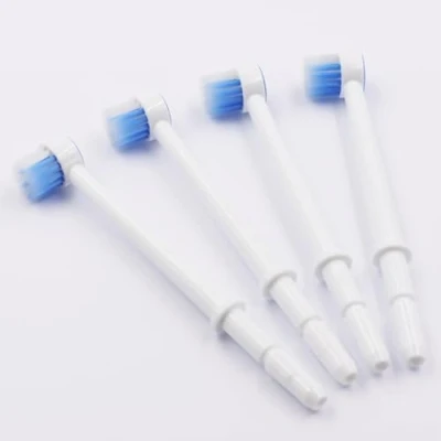 Afbeelding van Vervangingstips compatibel met Waterpik Waterflosser, vervangende borstelkoptips Mondelinge Irrigator, 4 stuks borstelkoppen voor WP 662; 667CD; 660; 100;
