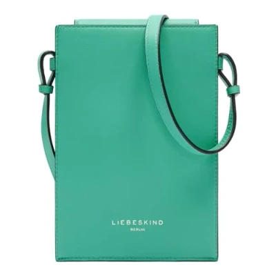 Afbeelding van Liebeskind Berlin Women&#039;s M. Pouch Hilla sml. Pebble Handtas Neck Accessories, petrol Blue,