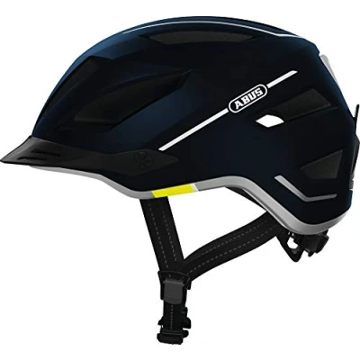 Afbeelding van ABUS Pedelec 2.0 Stadshelm Hoogwaardige E Bike helm met Achterlicht Voor Stadsverkeer Dames en Heren Blauw, Maat M​