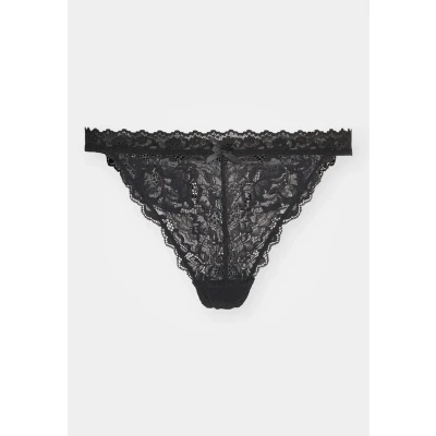 Afbeelding van Lascana Tanga Ouvert String, Dames, Maat: 36/38, Black