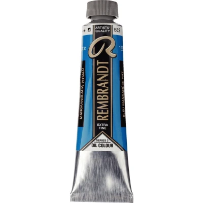 Afbeelding van Rembrandt Olieverf Tube 40 ml Phtaloturkooisblauw 565