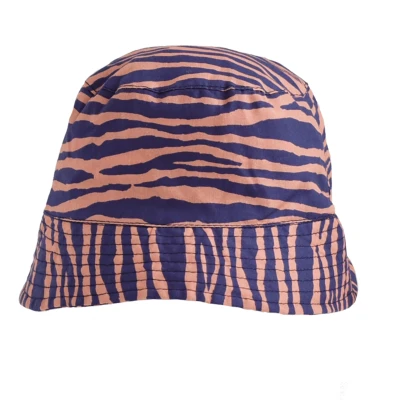 Afbeelding van Swim Essentials UV Zonnehoedje baby Blauw Oranje Zebra 0 12 maanden