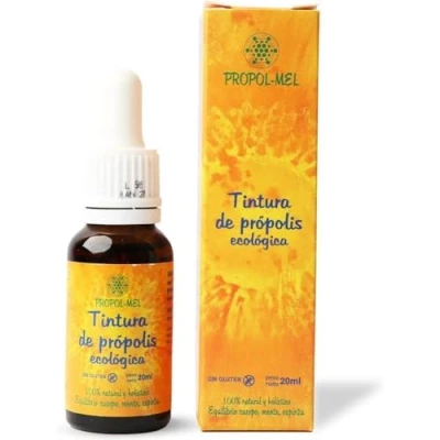 Afbeelding van Propolis Moederverf, 20 ml, biologisch, bevordert het welzijn van de keel, 100% natuurlijk, 15% gewicht / volume