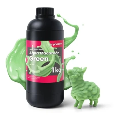 Afbeelding van Phrozen Aqua Macaroon 3D Printer Resin 405nm Standaard hars voor LCD/MSLA/DLP Levendige kleuren, gemakkelijk te printen Groente (1kg)