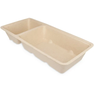 Afbeelding van Snackbakje A22 Bagasse PFAS vrij (A9+saus)