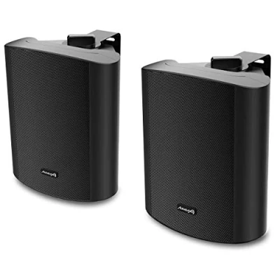 Afbeelding van Audibax Pícolo PR 52 Zwart Paar Luidsprekers 100W Stereo met Beugel