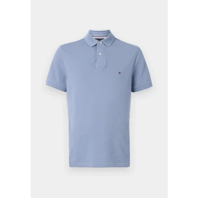 Afbeelding van Tommy Hilfiger Regular Poloshirt, Heren, Maat: Small, Brisk blue