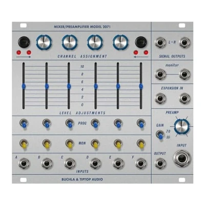 Afbeelding van Tiptop Audio Model 207t Mixer / Preamp modular synthesizer