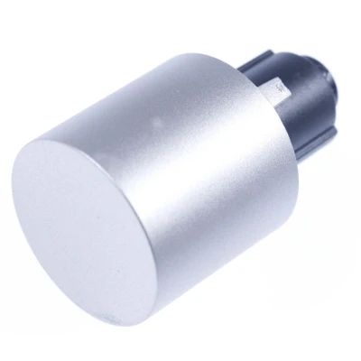Afbeelding van Whirlpool Indesit 481010567348 knop C00313430 p knob coloured inox