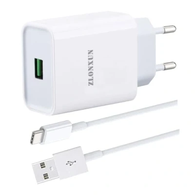Afbeelding van Snellader en USB C kabel compatibel met Xiaomi Redmi Note 9/9 Pro/10s/8 Pro/10/10 Pro/11/9T/9S, 10/9, Mi 10/10T/11 Lite/9T/Note 10/9/10 Lite/9T/9 Se/9 Lite