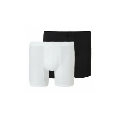Afbeelding van Schiesser 2ER Packretro Stretch Boxerbriefs, Heren, Maat: Small, Schwarz/weiß