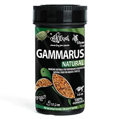 Afbeelding van Haquoss Natuurlijke Gammarus Gedroogde Garnalen Schildpad Voedsel 250ml/27gr