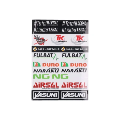 Afbeelding van 101 Octane stickerset 22 delig