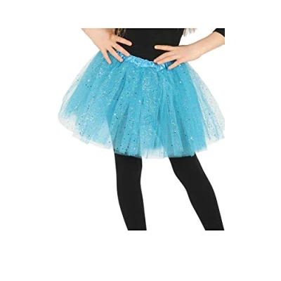 Afbeelding van Fiestas Guirca Tutu Glitter 31 Cm Polyester Blauw One size
