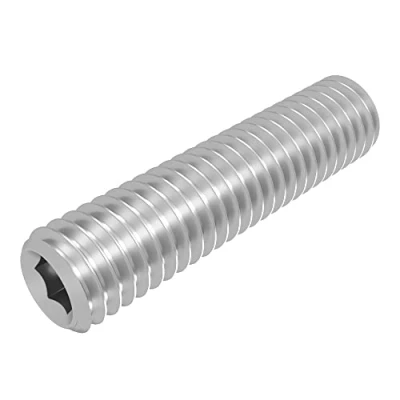 Afbeelding van SECCARO Schroefdraadstift met kegelkop M8 x 35 mm, roestvrij staal V2A VA A2, DIN 913 / ISO 4026, binnenzeskant, 20 stuks