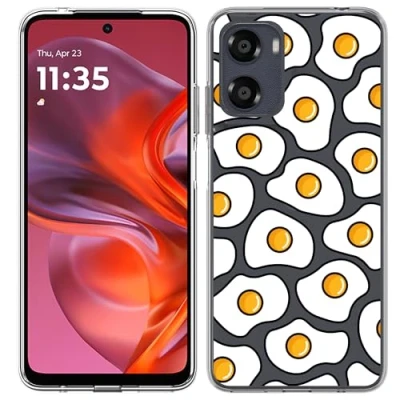 Afbeelding van Cazy Hoesje geschikt voor Motorola Moto G05 Siliconen Eitje