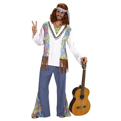 Afbeelding van &quot;Hippie kostuum voor heren Verkleedkleding Large&quot;