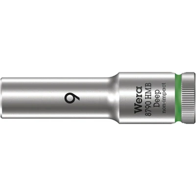 Afbeelding van Wera 05004531001 Hand en Machinedop 3/8&quot; 9 x 13,5 64mm 8790 HMB Deep