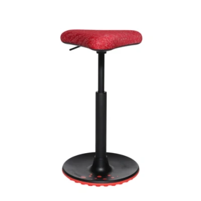 Afbeelding van Zit /stahulp Beweeglijk Zitmechanisme Triangelzitting Rood Stof
