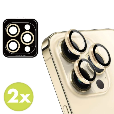 Afbeelding van 2 Pack Screenprotectors Apple iPhone 14 Pro: iMoshion Camera lens protector Glas