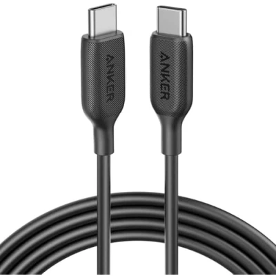 Afbeelding van Anker Powerline III USB C naar snellaadkabel (1,8 m), 60 W Power Delivery (PD), opladen voor Apple MacBook, iPad Pro, Samsung Galaxy S10 Plus, S9, S8 Pixel en meer