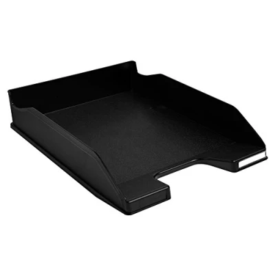 Afbeelding van Exacompta ref. 11314D Set van 6 Brievenbakken COMBO MIDI Afmetingen: 34,6x25,5x6,5 cm voor A4 documenten + kleur zwart Blauer Engel gecertificeerd