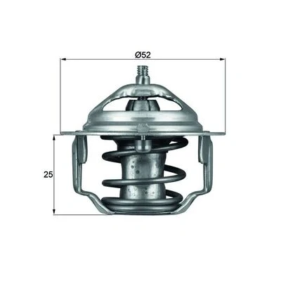 Afbeelding van Thermostaat, koelvloeistof MAHLE TX 64 82
