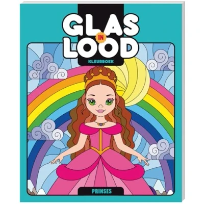 Afbeelding van Glas in lood kleurboek Prinses (Paperback)