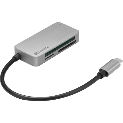 Afbeelding van Sandberg 136 38 geheugenkaartlezer USB 3.2 Gen 1 (3.1 1) Type C Zwart