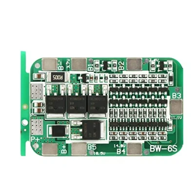 Afbeelding van Beschermingskaart voor lithiumbatterij, 6S, 15A, 22V, 24V, PCB, BMS, celbescherming, board, laadmodule Li ion cellen