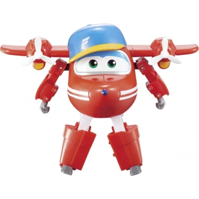 Afbeelding van Super Wings Transforming Flip Toy Vliegtuig en robot figuur Transformeerbaar uit de animatieserie Speelgoed voor kinderen vanaf 3 jaar Seizoen 2, 12 cm