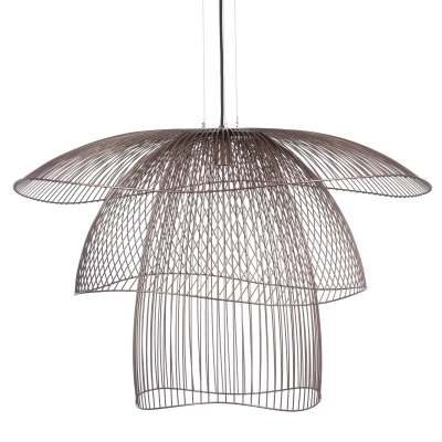 Afbeelding van Forestier Papillon hanglamp Ø100 large pink copper
